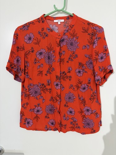 Jake sommerbluse orangerot - sommerbluse,