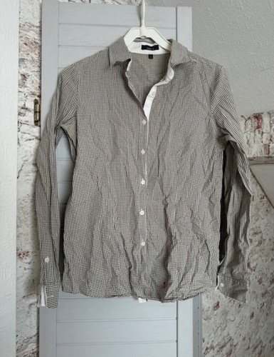 Karierte damen bluse grau - karierte,