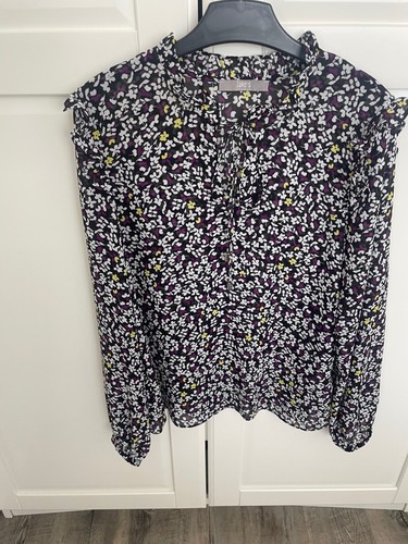Schwarze gemusterte bluse von - gemusterte,