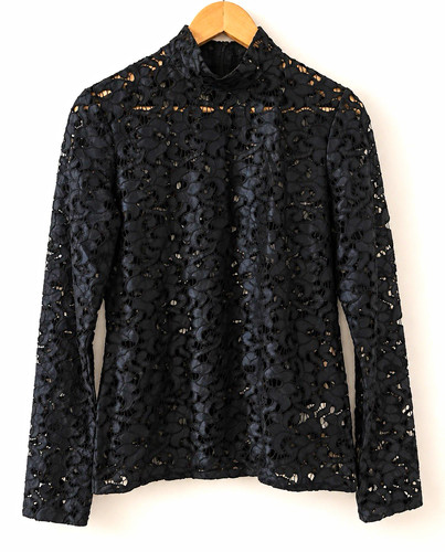 Jake spitzenbluse schwarz - jake’s,