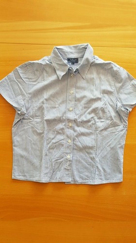 Kurze baumwoll bluse - bluse, marke